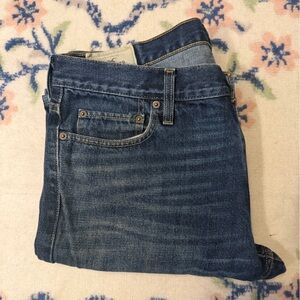 Hollister Dark Blue Straight Leg Jeans